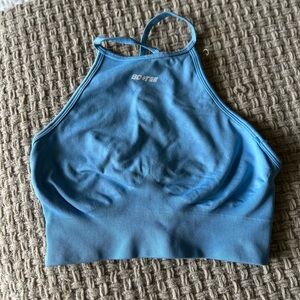 Blue Women's BO + Tee workout top